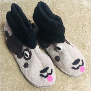 Garnet Hill Youth Slippers